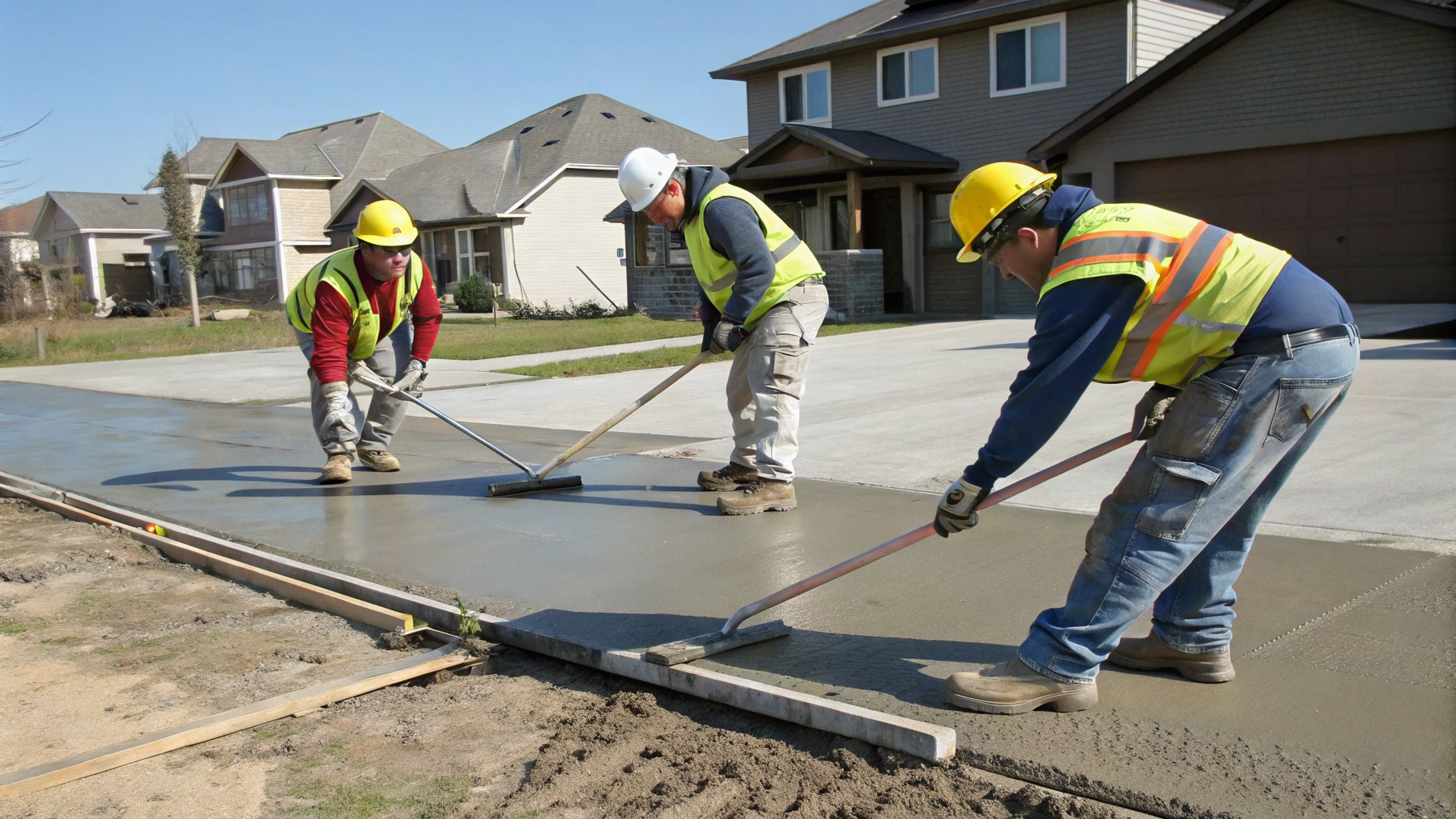Mandujano Concrete and Construction architectural jobsite in North Alabama