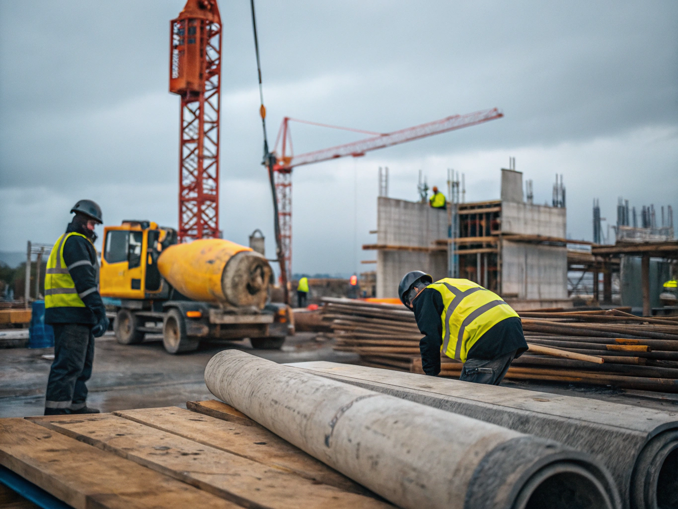 Emergency restoration and construction site
