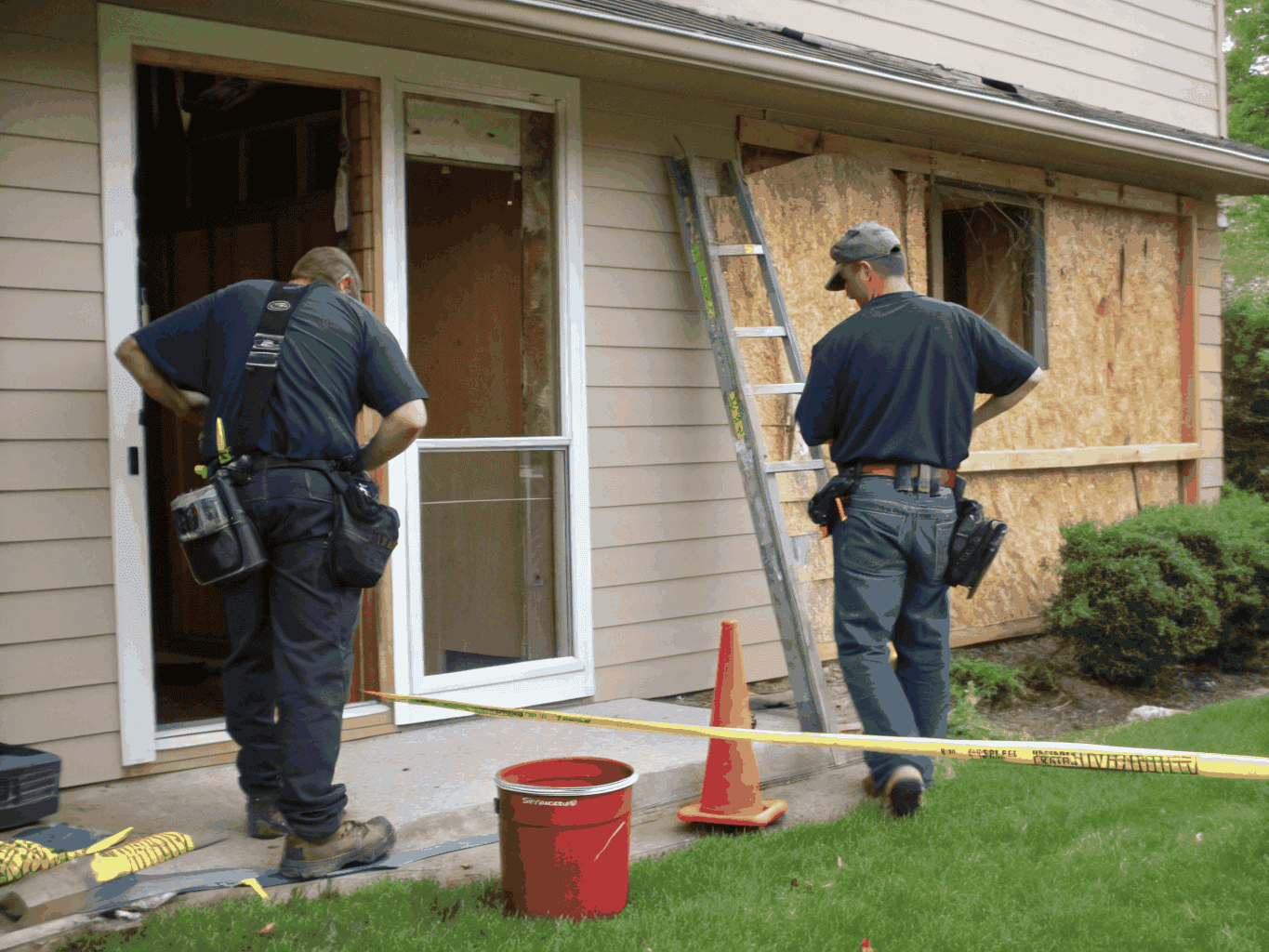 Accessible doorway framing and barrier-free entry construction in Decatur, Alabama